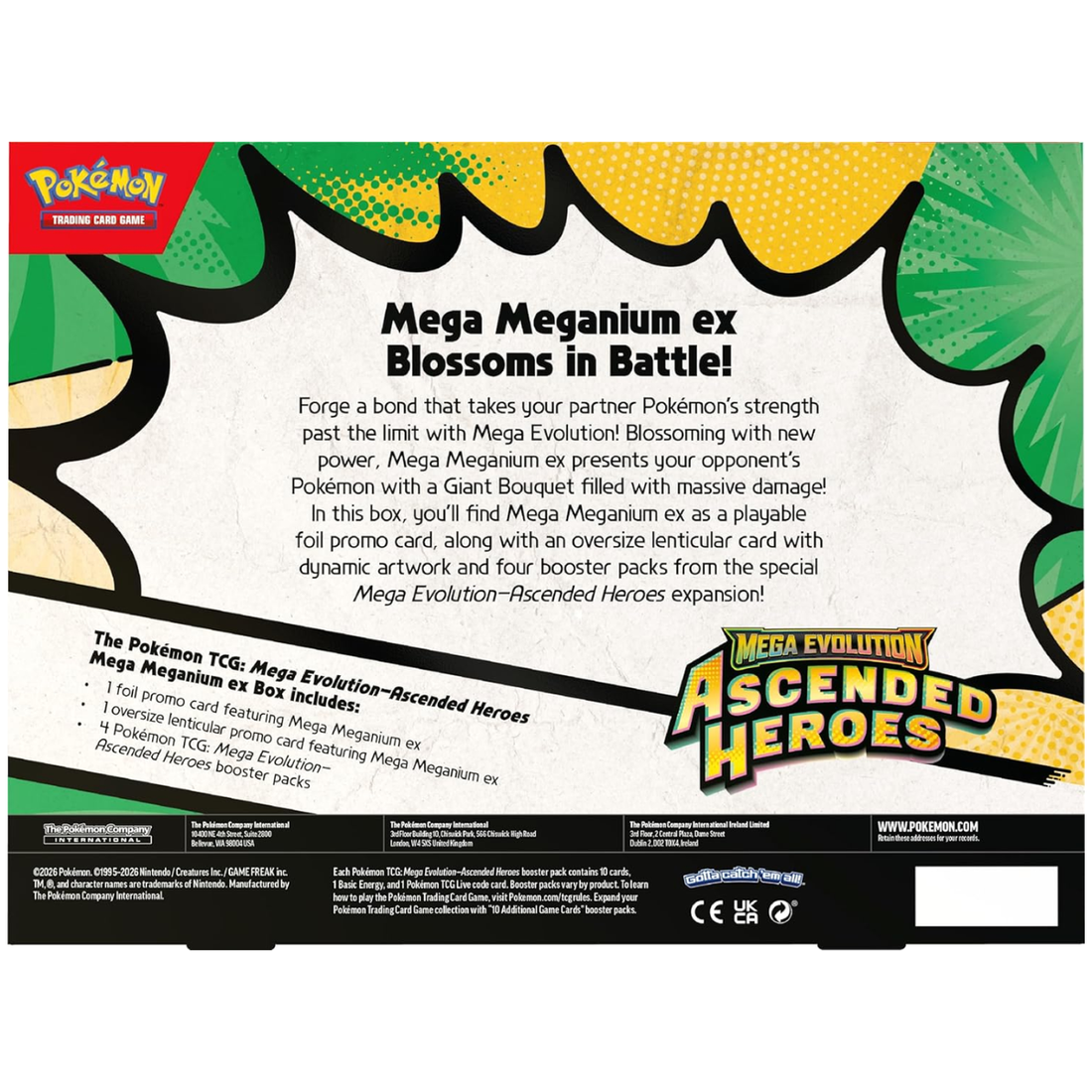 Ascended Heroes: Mega Meganium/Emboar/Feraligatr ex Box | POKÉMON | English