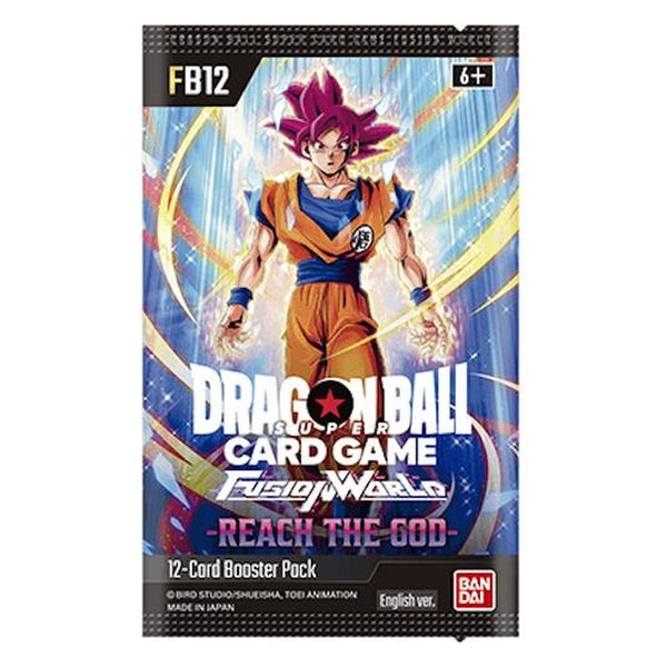 FB12 Booster Pack | Reach the God | Fusion World | DRAGON BALL | English (Pre-Order)