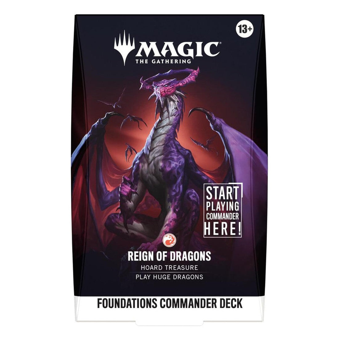 Foundations Commander Deck - Reign of Dragons | MAGIC: THE GATHERING | English (Pre-Order)