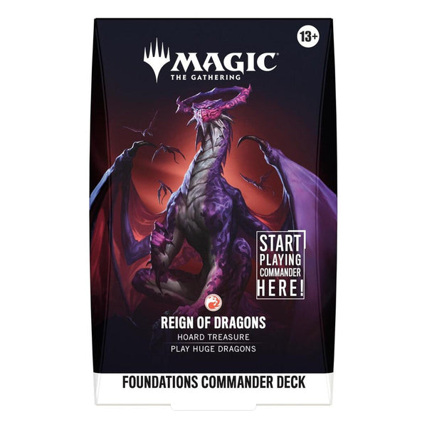 Foundations Commander Deck - Reign of Dragons | MAGIC: THE GATHERING | English (Pre-Order)
