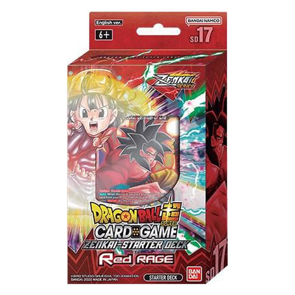 Starter Deck 17 -RED RAGE- [DBS-SD17] | DRAGON BALL | English